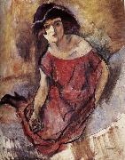 Jules Pascin The beautiful girl from England oil painting picture wholesale